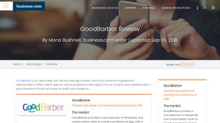 
                            11. GoodBarber Review 2018 | App Maker and Development Solution ...