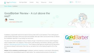
                            9. GoodBarber Review - Pros and Cons of the App Builder - AppToolTester