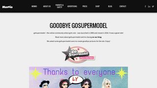 
                            1. Goodbye goSupermodel | Momio