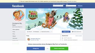 
                            7. Goodgame Big Farm - Strona główna | Facebook