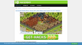 
                            13. Goodgame Empire Cheats, Hacks and Farming Bots [GGE]