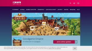 
                            6. Goodgame Empire kostenlos spielen bei RTLspiele.de