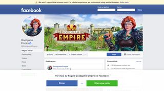 
                            6. Goodgame Empire - Página inicial | Facebook