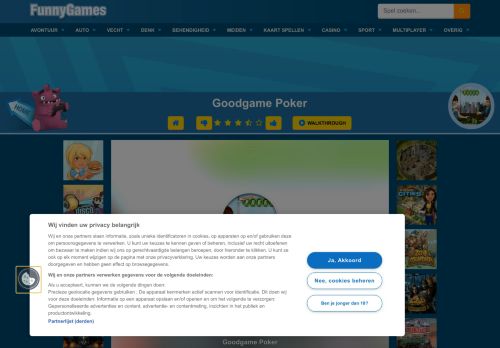 
                            13. Goodgame Poker spel - FunnyGames.nl
