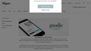 
                            1. Goodie Card fordele - Magasin Onlineshop - Køb dine varer og gaver ...