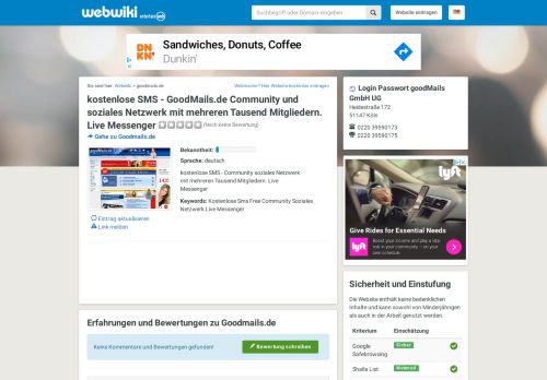
                            10. Goodmails.de - Erfahrungen und Bewertungen - Webwiki
