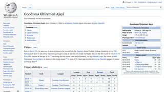 
                            6. Goodness Ohiremen Ajayi - Wikipedia