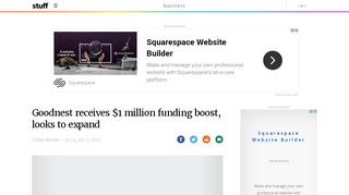 
                            9. Goodnest receives $1 million funding boost, looks to expand | Stuff.co.nz