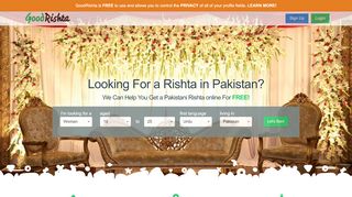 
                            8. GoodRishta - Helping Find Perfect Pakistani Rishta For Free