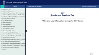 
                            1. Goods and Services Tax - GST.gov.in