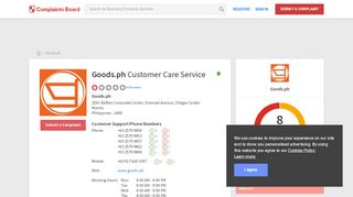 
                            8. Goods.ph Customer Service, Complaints and Reviews