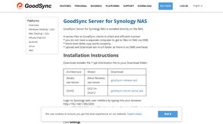 
                            13. GoodSync for Synology NAS