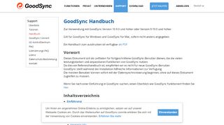 
                            12. GoodSync GoodSync Handbuch