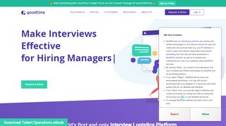 
                            8. GoodTime: Interview Scheduling Software for Recruiting Teams