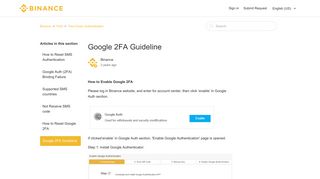 
                            13. Google 2FA Guideline – Binance