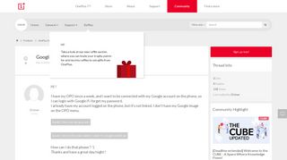 
                            3. Google acc and OPO login for password - OnePlus Community ...