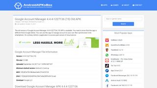 
                            6. Google Account Manager 4.4.4-1227136 (19) Old APK ...