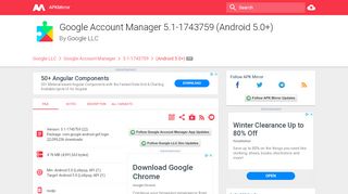
                            5. Google Account Manager 5.1-1743759 (Android 5.0+) APK ...