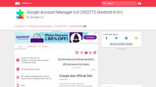 
                            4. Google Account Manager 6.0-2302772 (Android 6.0+) APK Download ...