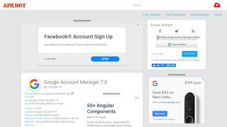 
                            7. Google Account Manager 7.0 APK mirror files download - APKdot