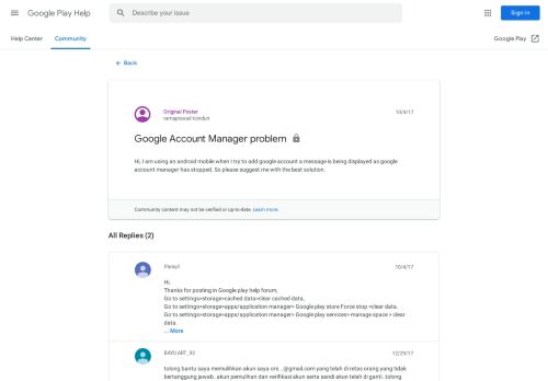 
                            6. Google Account Manager problem - Google Product Forums
