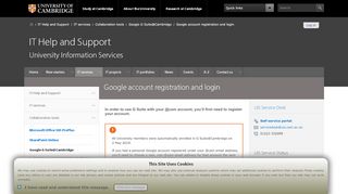 
                            9. Google account registration and login — IT Help and ... - uis.cam.ac.uk
