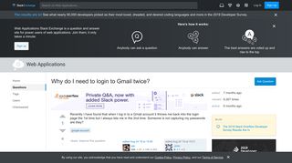 
                            7. google account - Why do I need to login to Gmail twice? - Web ...