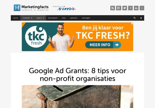 
                            6. Google Ad Grants: 8 tips voor non-profit organisaties | Marketingfacts