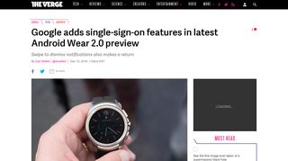 
                            10. Google adds single-sign-on features in latest Android Wear 2.0 preview