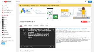 
                            7. Google Ads Português - YouTube