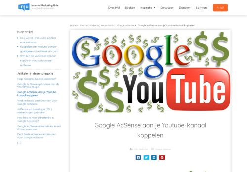 
                            11. Google AdSense aan je Youtube-kanaal koppelen - IMU.nl