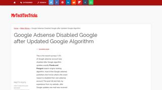 
                            13. Google Adsense Disabled Google after Updated Google Algorithm