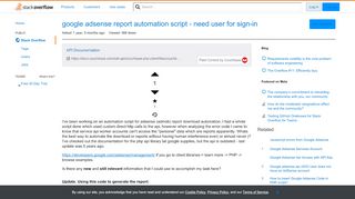 
                            10. google adsense report automation script - need user for sign-in ...