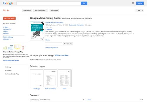 
                            5. Google Advertising Tools: Cashing in with AdSense and AdWords