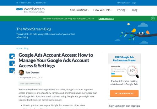 
                            12. Google AdWords Account Access: How to Manage Your AdWords ...