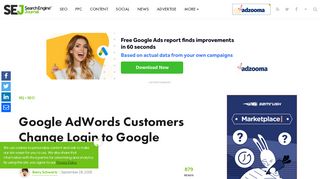 
                            11. Google AdWords Customers Change Login to Google Accounts ...