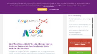 
                            7. Google Adwords Express Konto auf normales Google Adwords Konto ...