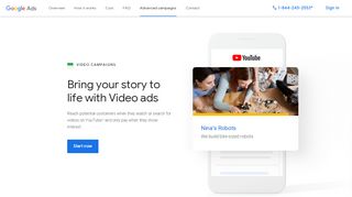 
                            4. Google AdWords for video - Advertising