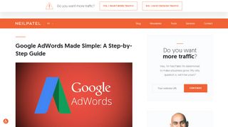 
                            9. Google AdWords Made Simple: A Step-by-Step Guide - Neil Patel