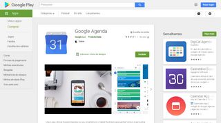 
                            3. Google Agenda – Apps no Google Play