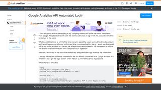
                            4. Google Analytics API Automated Login - Stack Overflow