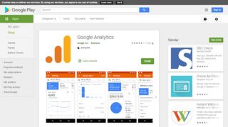 
                            4. Google Analytics – Apps bei Google Play