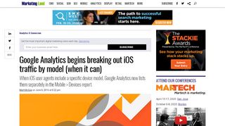 
                            2. Google Analytics begins breaking out iOS traffic by model (when it can ...