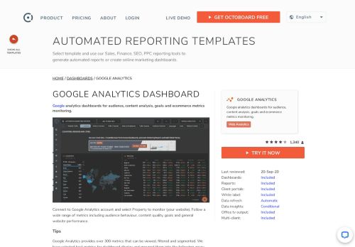 
                            12. Google Analytics dashboard for business and marketing agencies ...