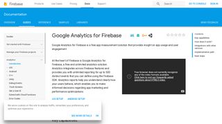 
                            6. Google Analytics for Firebase | Firebase