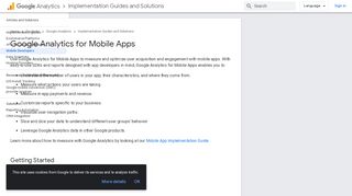 
                            3. Google Analytics for Mobile Apps | Analytics Implementation Guides ...