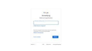 
                            6. Google Analytics - Google Accounts