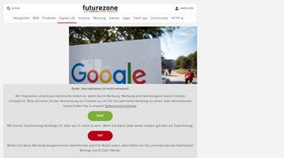 
                            9. Google ändert Design von Login-Seiten | futurezone.at