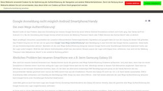 
                            4. Google Anmeldung nicht möglich Android