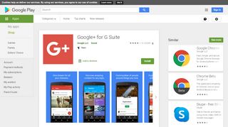
                            2. Google+ - App su Google Play